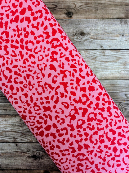 Pink Animal Print Crepe