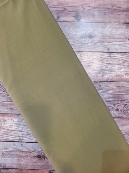 Plain Khaki Viscose