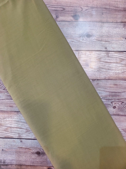 Plain Khaki Viscose