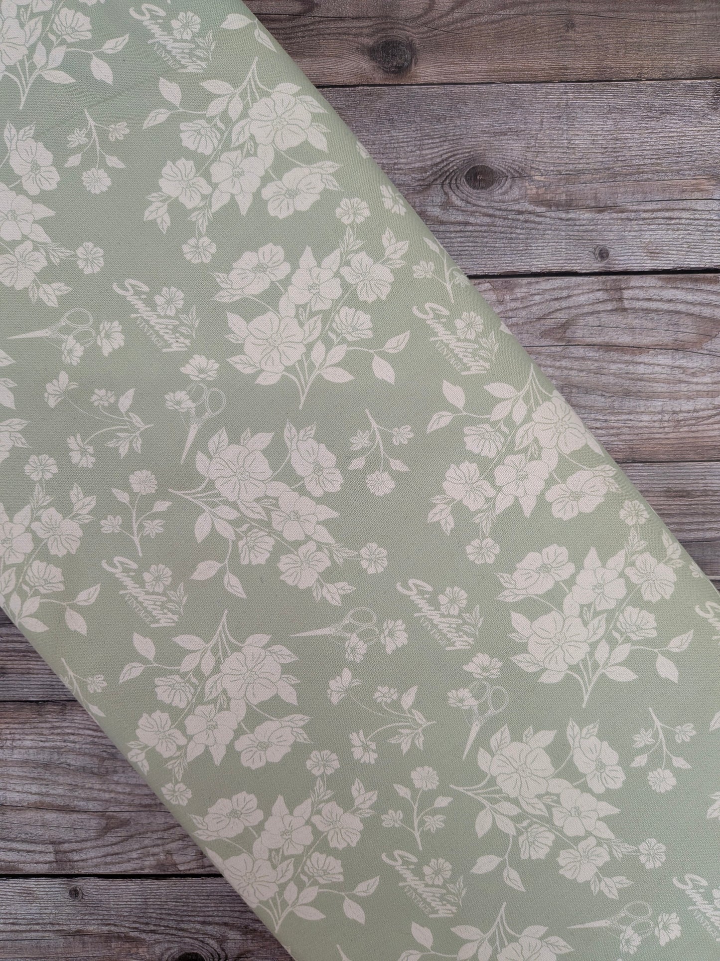Simplicity Vintage Sewing Floral Cotton