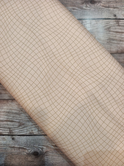 Beige Crisscross Blender Cotton