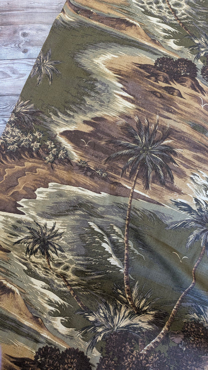 Palm Print Linen