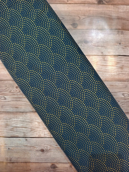 Navy Starry Arches Cotton