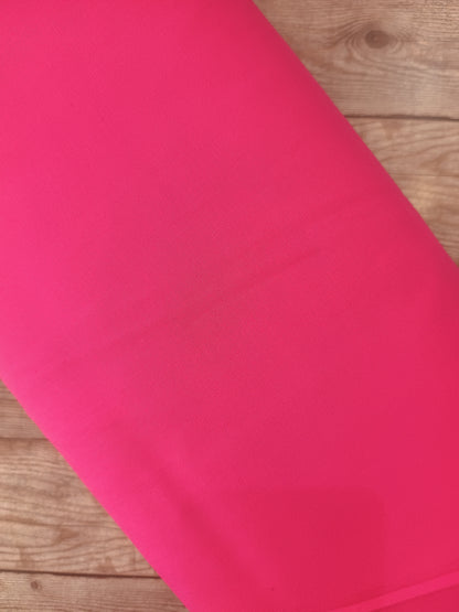Plain Bright Pink Cotton