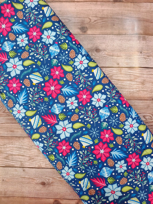 Jewelled Christmas Seasonal Magic Cotton