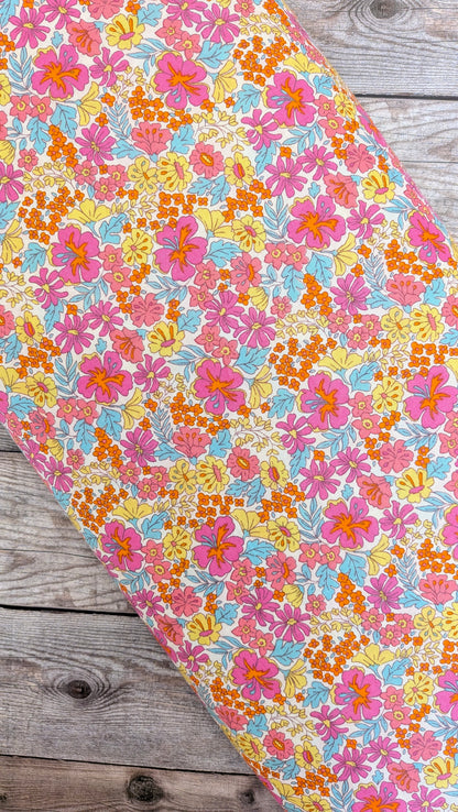 Bright Floral Cotton Lawn