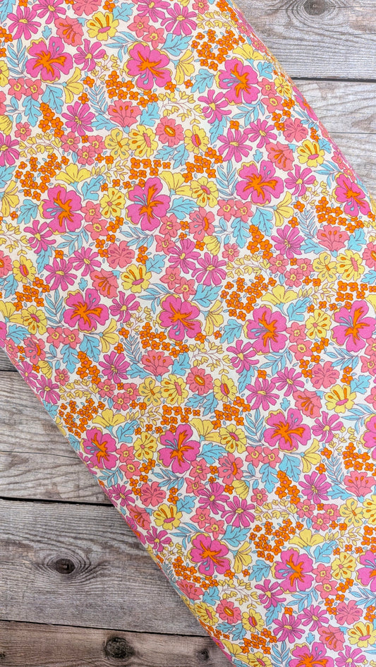 Bright Floral Cotton Lawn