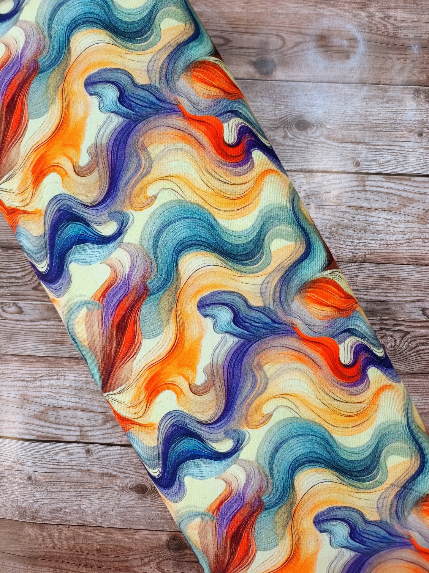 Cool Tone Marble Viscose Jersey
