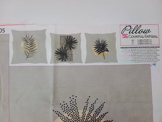 Leaf Cotton Canvas Cushion Panels