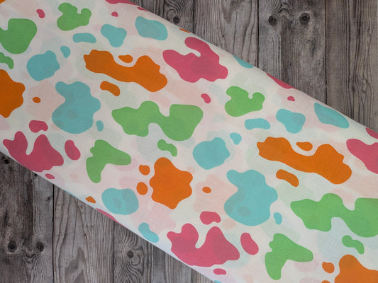 Colourful Cow Print Cotton