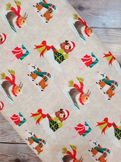 Guinea Pig Christmas Cotton