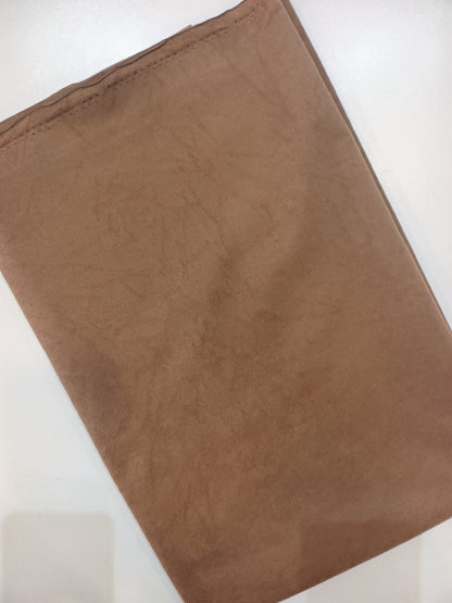 Tan Poly Suede Effect
