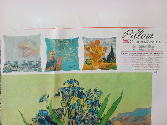 Van Gough Cotton Canvas Cushion Panels