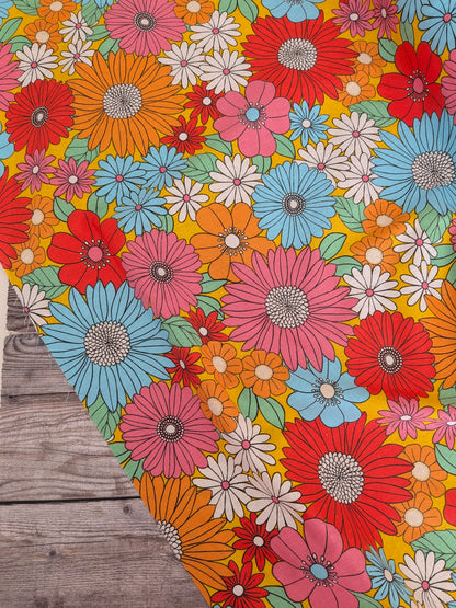 Retro Floral Cotton