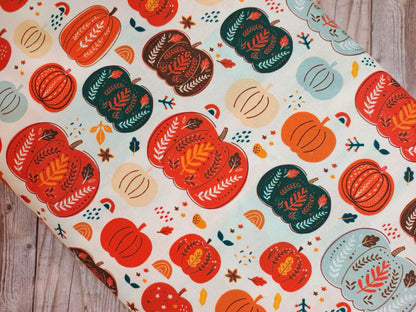 Autumn Pumpkins Cotton