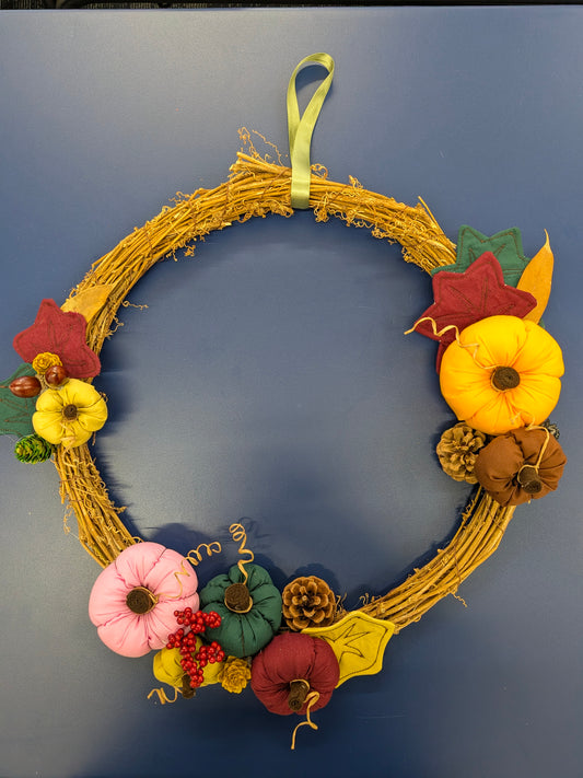 Autumn Wreath Sew Along