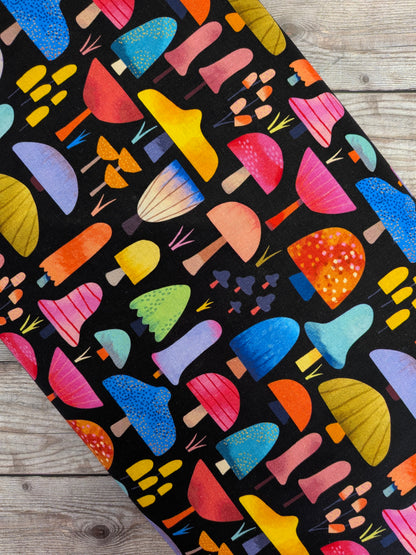 Colourful Mushrooms Cotton