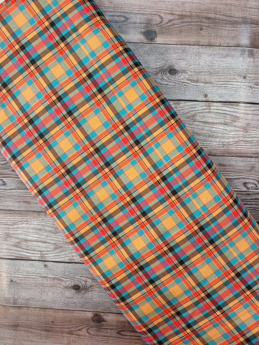 Autumn Checked Cotton