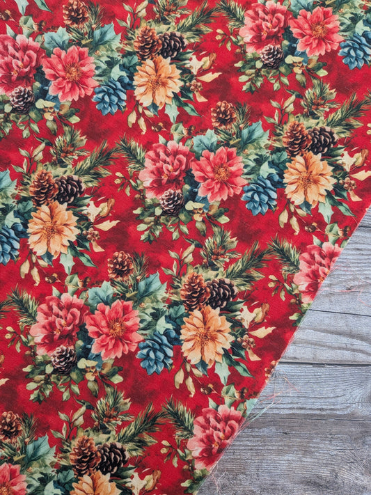 Crimson Winter Polycotton