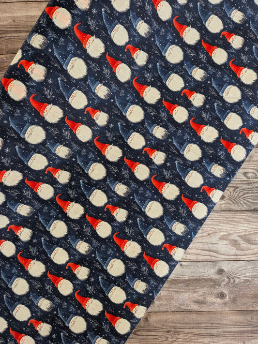 Winter Gnomes Polycotton