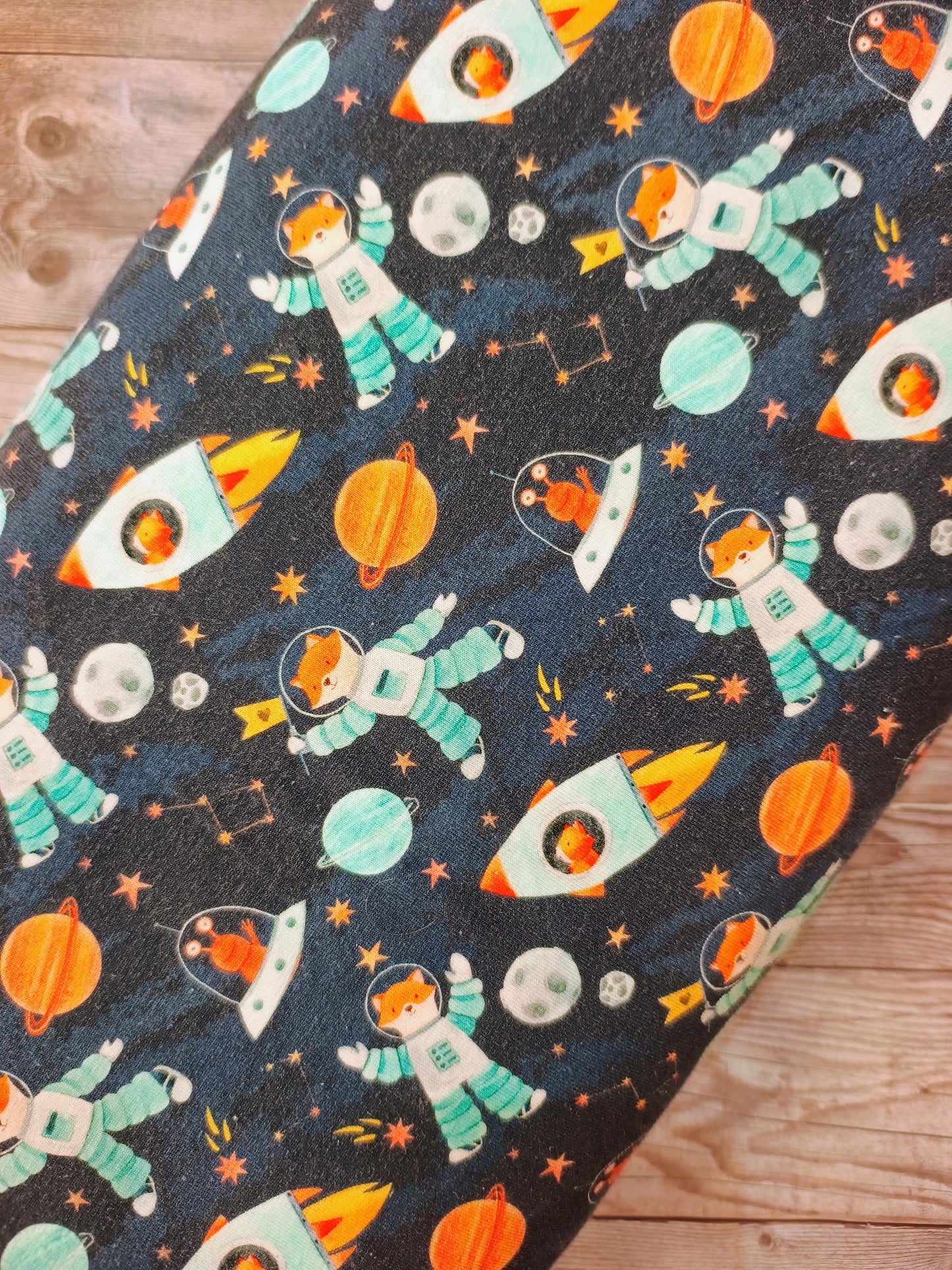 Little Johnny Goes to Space Cotton Jersey