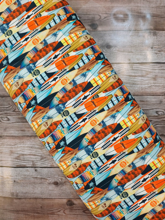 Let's Surf Cotton Jersey