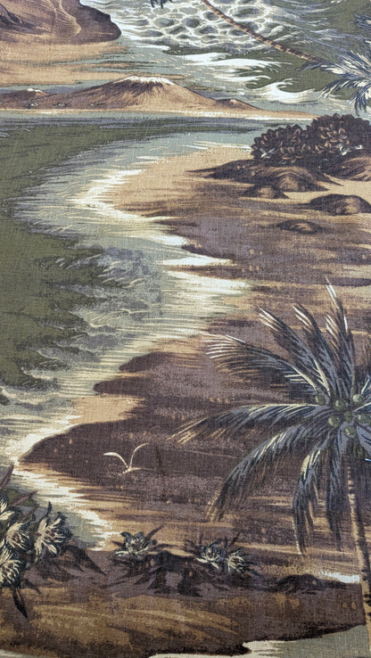 Palm Print Linen