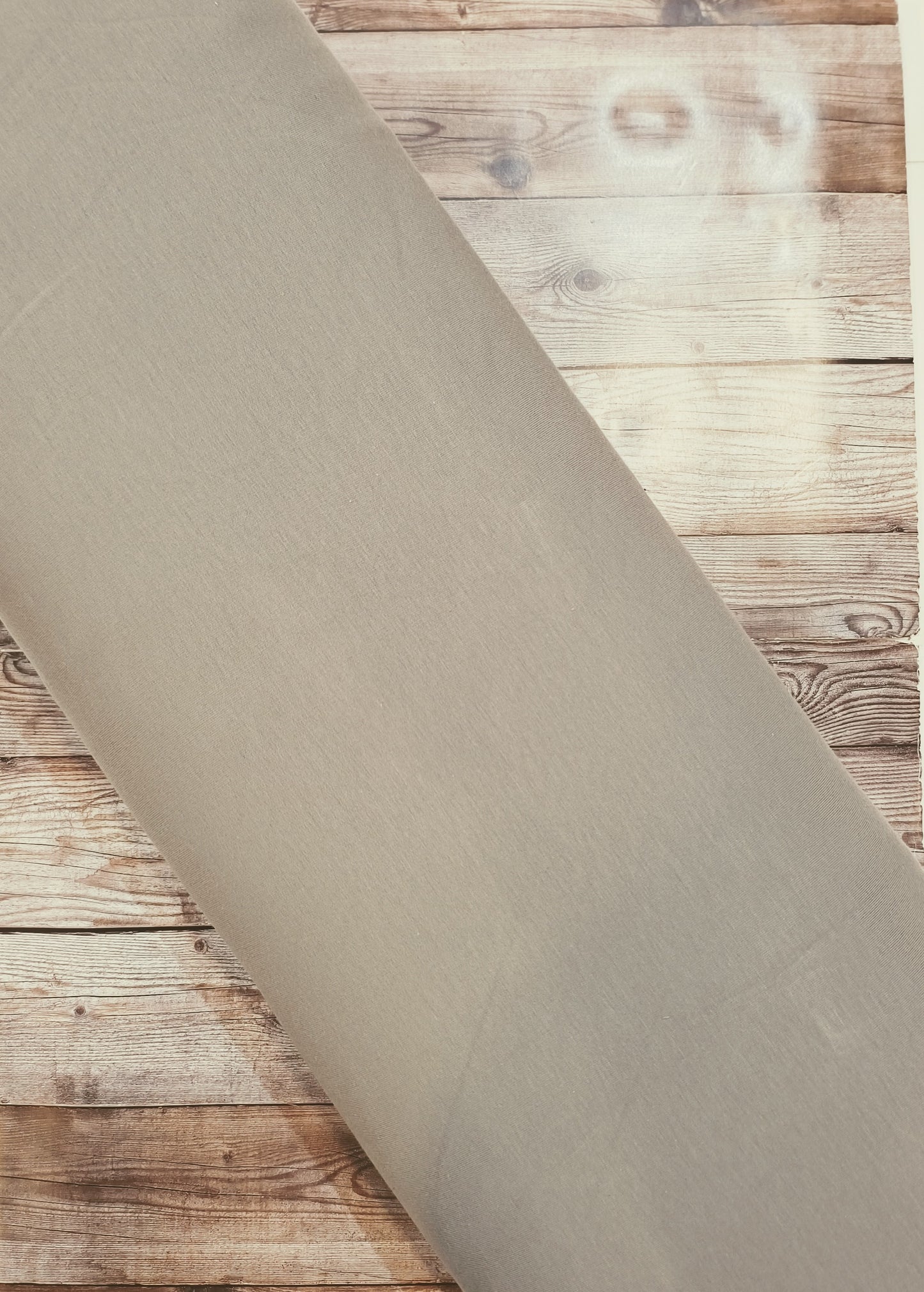 Plain Mid Grey Brushed Back French Terry