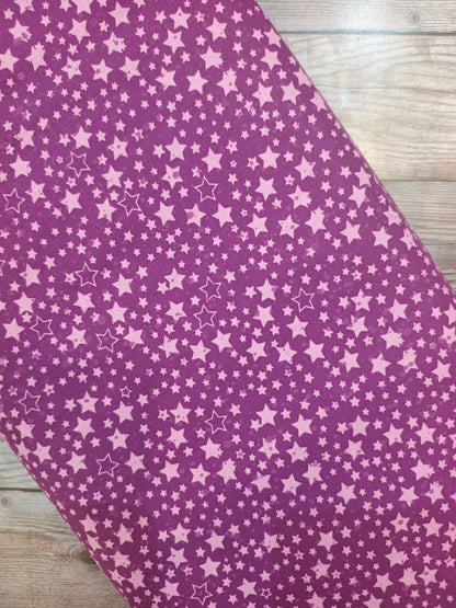Purple Stars Cotton