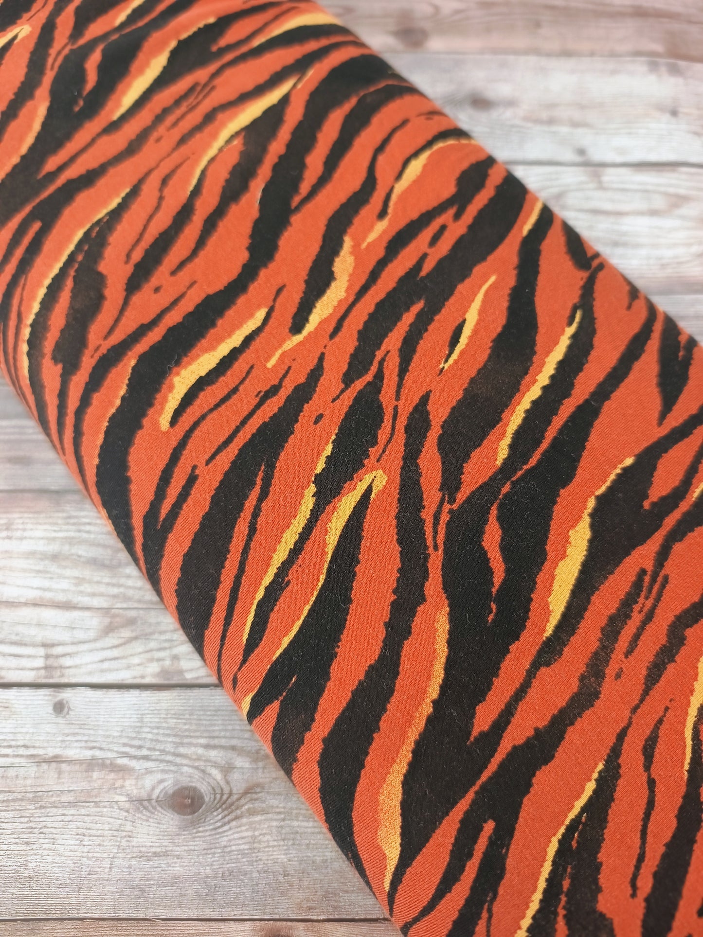 Animal Print Brique Viscose Jersey