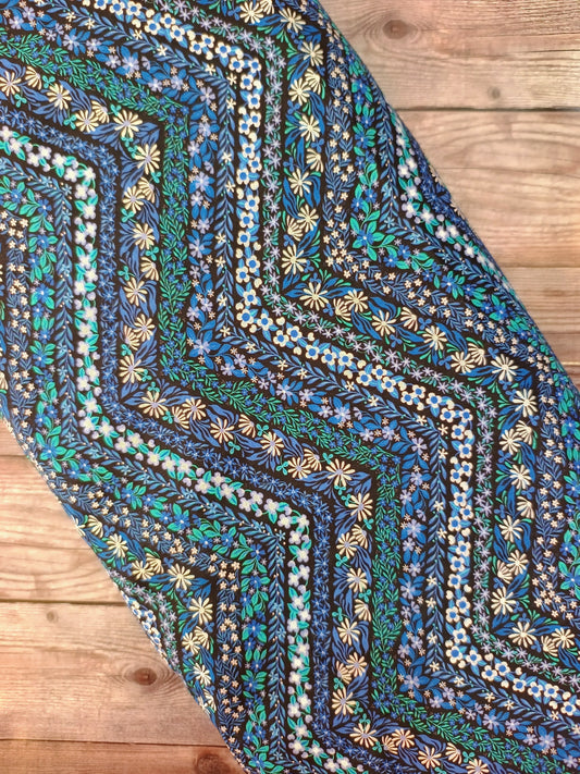 Floral Chevron Cotton