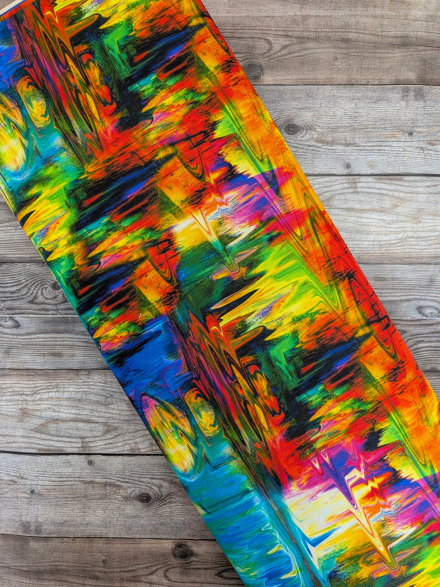 Abstract Watercolour Cotton