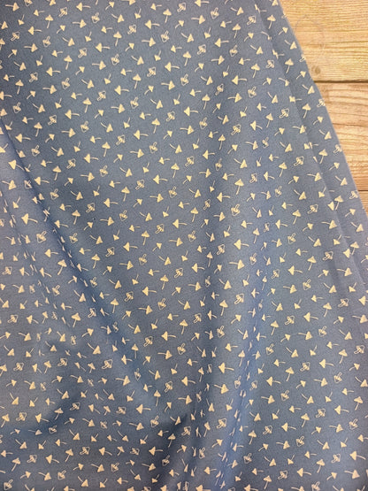 Ditsy Mushroom Cotton Poplin