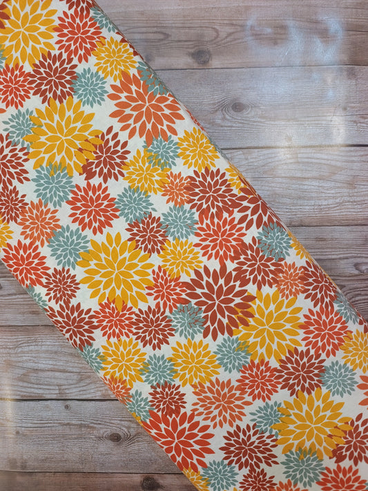 Autumnal Floral Cotton