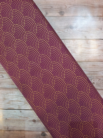 Purple Starry Arches Cotton