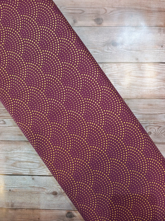 Purple Starry Arches Cotton