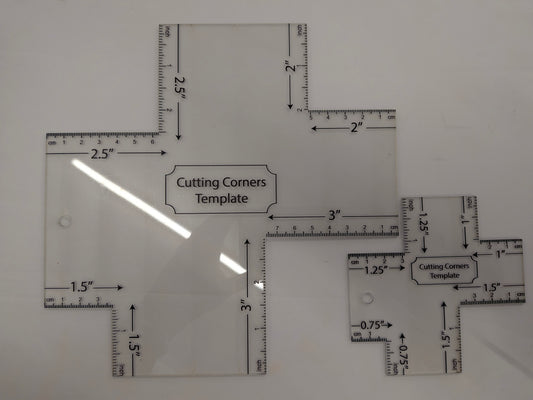 Box Corner Ruler Set