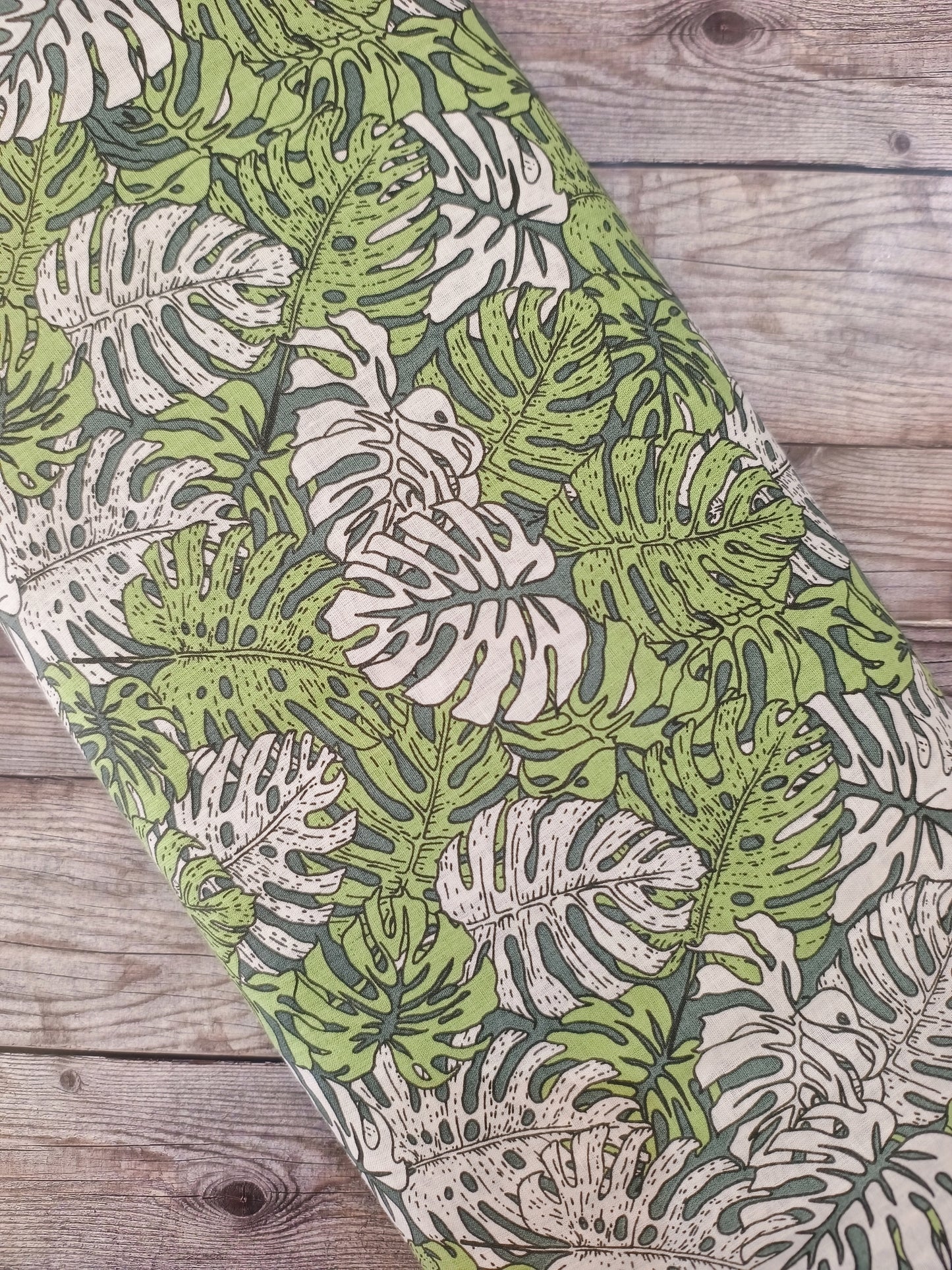 Philodendron Leaf Cotton Poplin