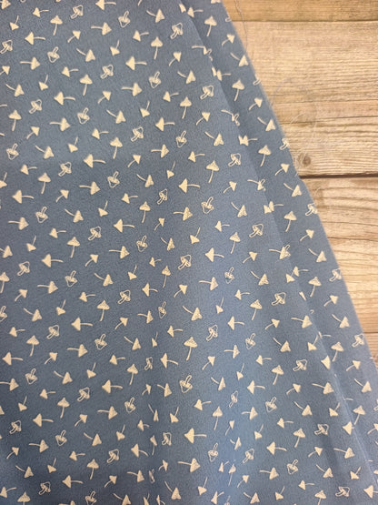 Ditsy Mushroom Cotton Poplin