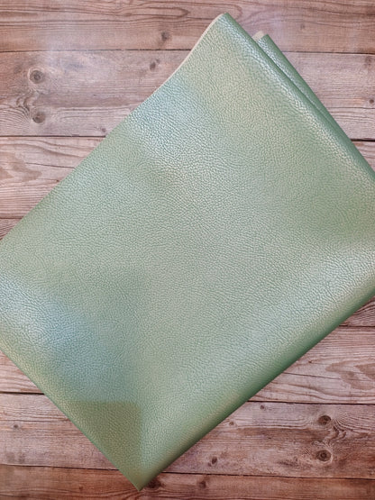 Green Pearlised  Faux Leather