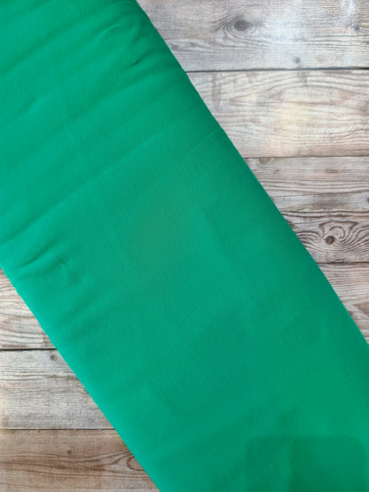 Plain Emerald Green Cotton Jersey