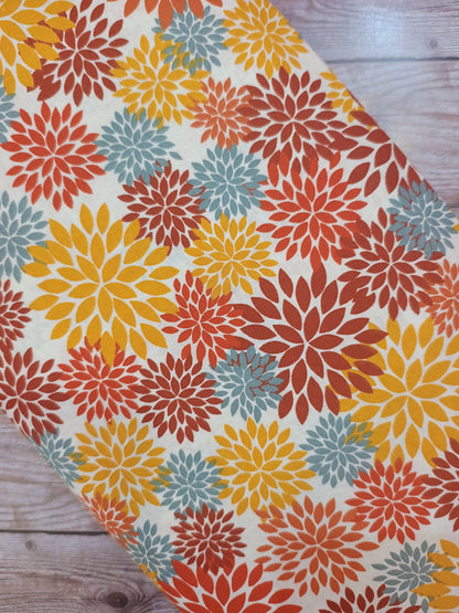 Autumnal Floral Cotton