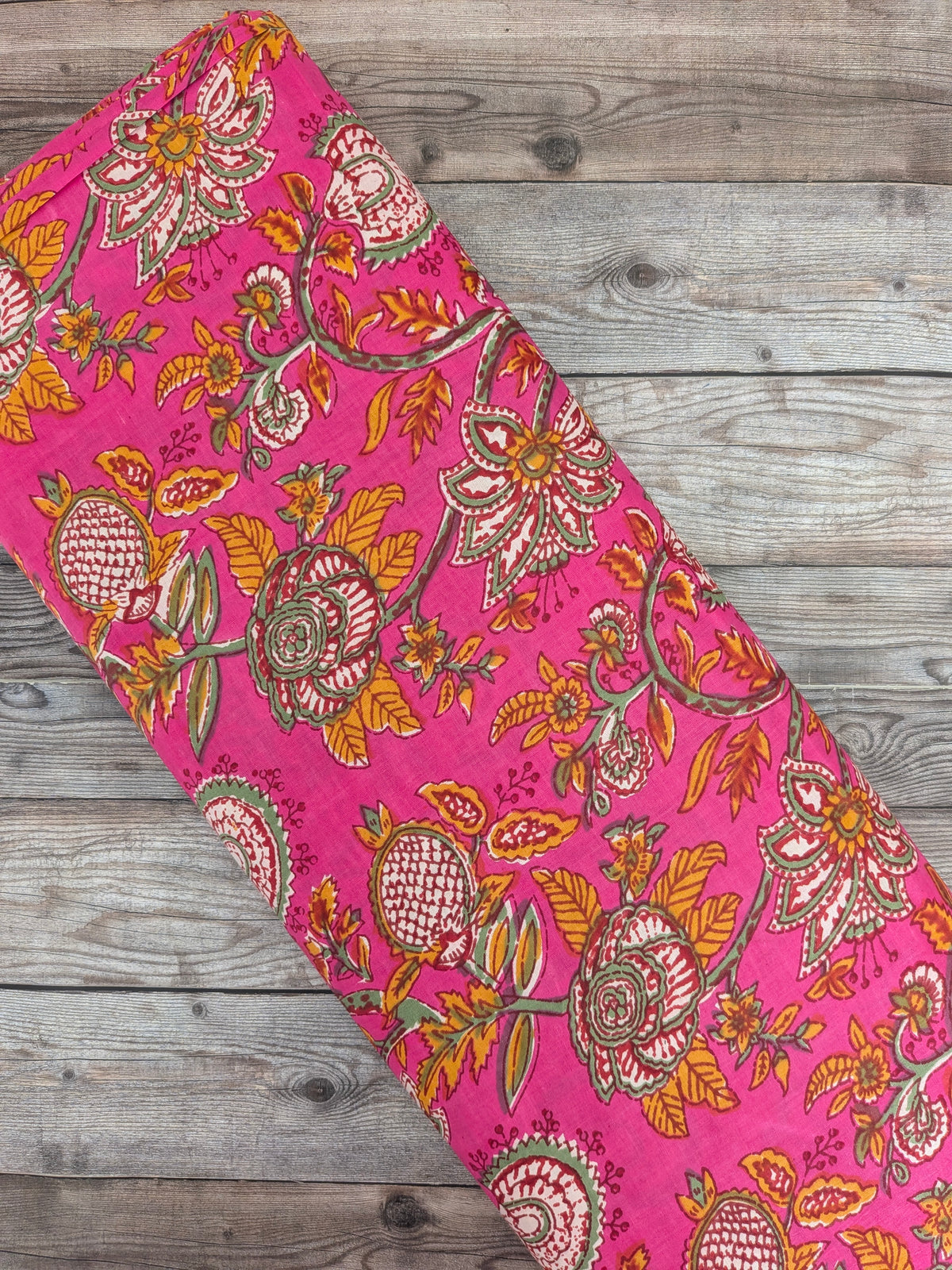 Fuschia Indie Cotton