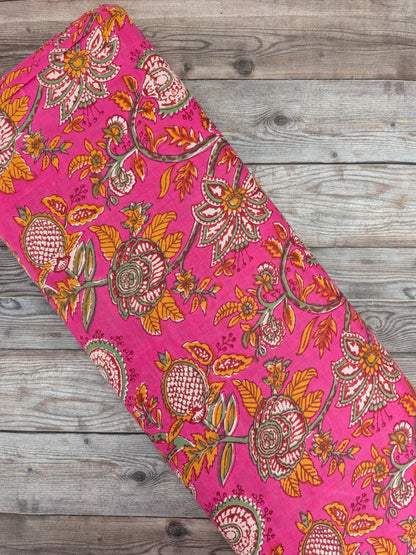 Fuschia Indie Cotton