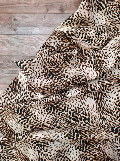 Animal Print Cotton Poplin
