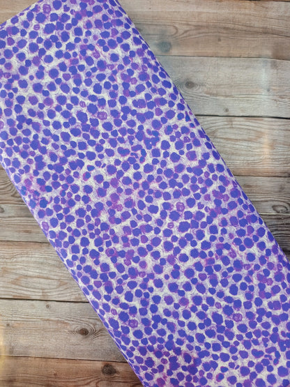 Purple Spots Cotton