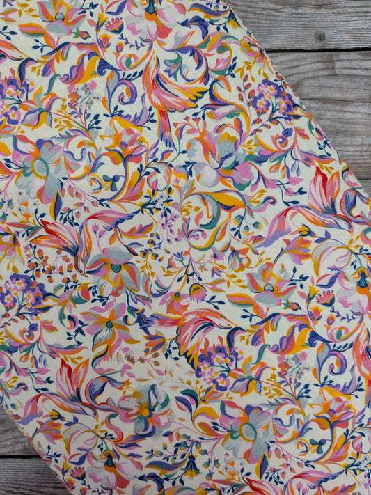 Floral Birds Cotton