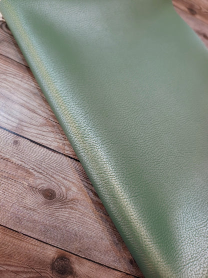 Green Pearlised  Faux Leather