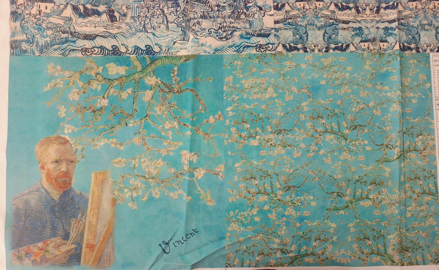 Van Gough Cotton Canvas Cushion Panels