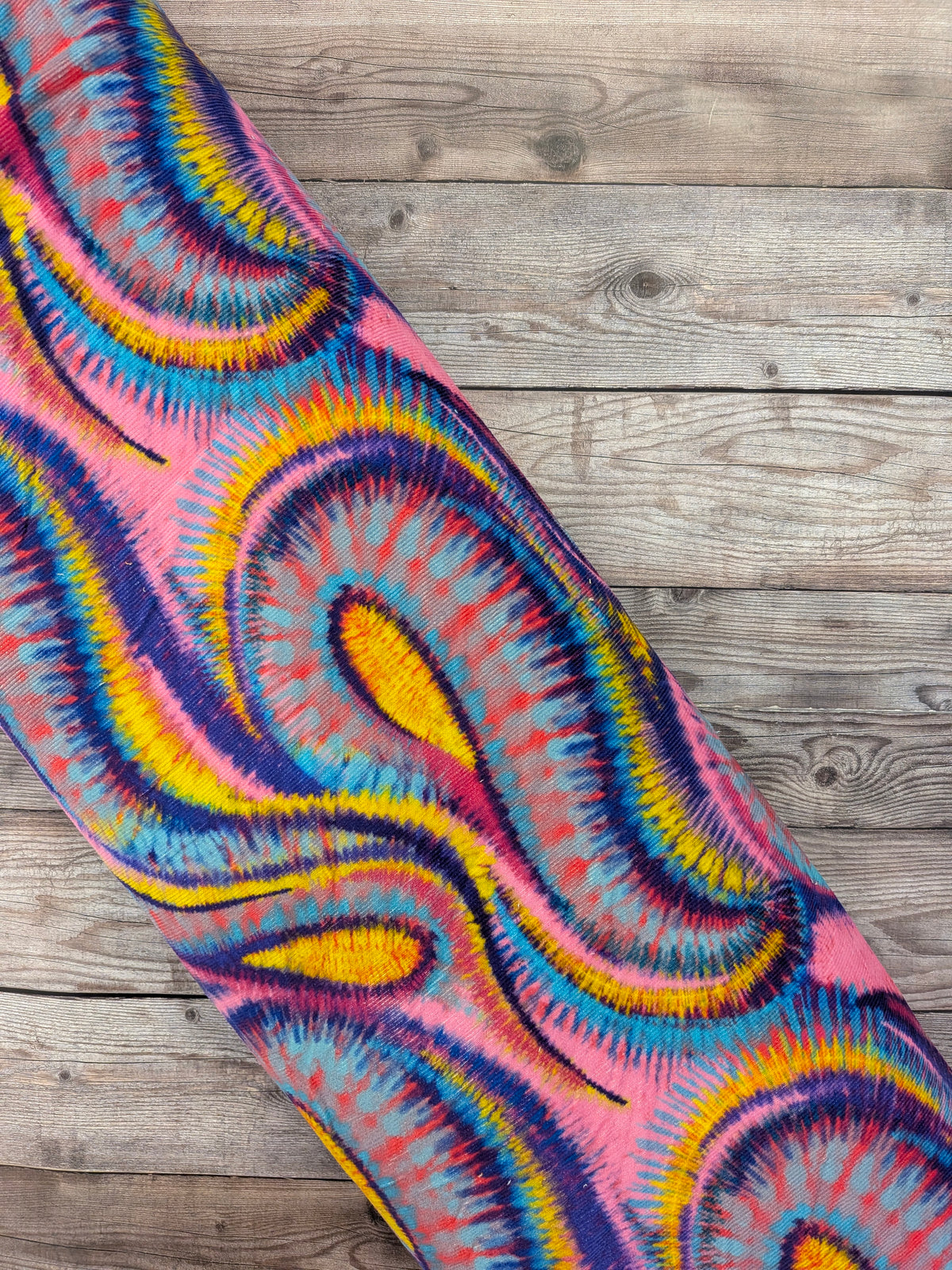 Psychedelic Waves Needlecord Corduroy